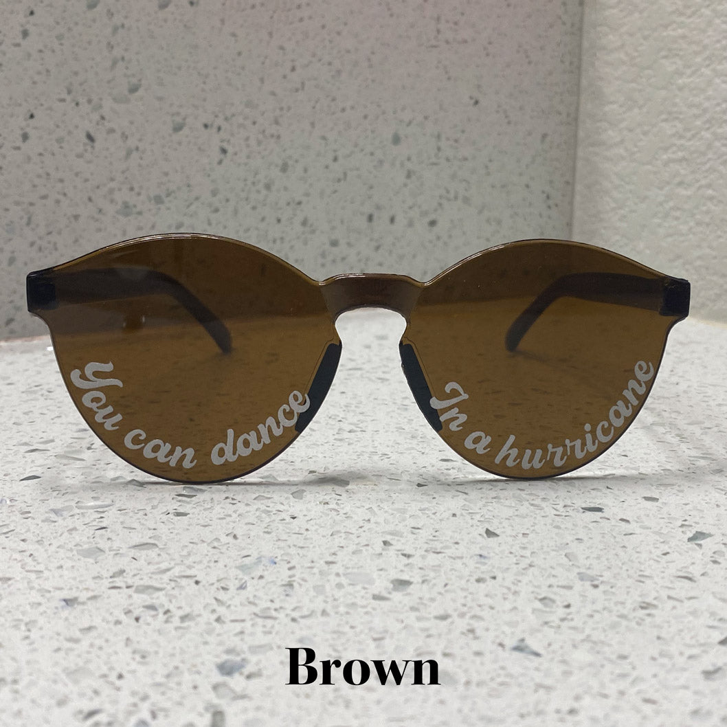 Round Glasses Brown