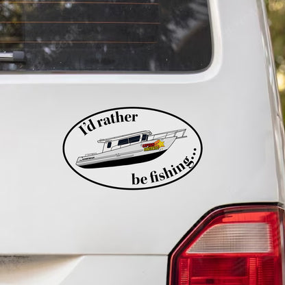 I'd Rather Be Fishing... - Magnet Mock Up 1