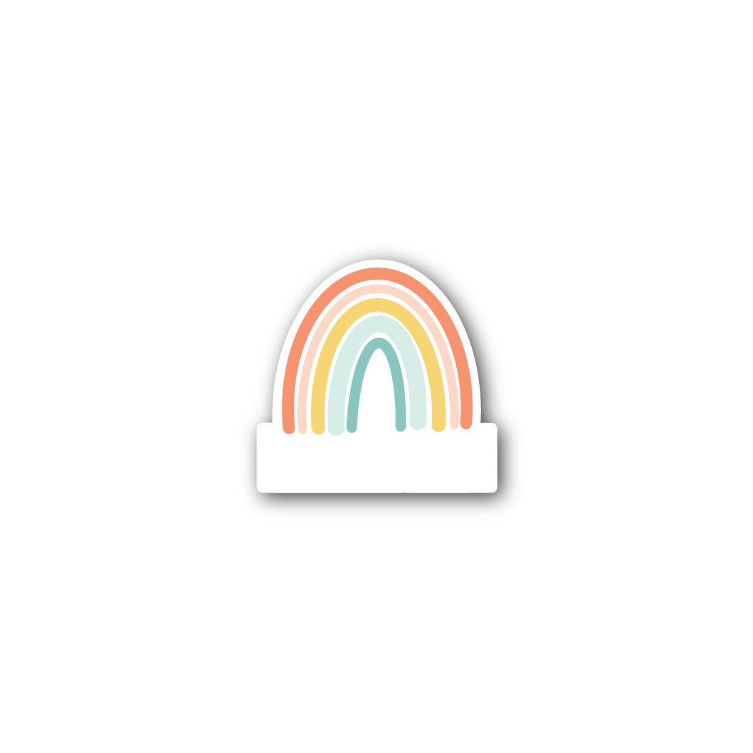 Rainbow Writeable Label